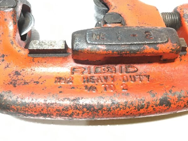 Ridgid No. 2 Heavy Duty Pipe/Tube Cutter 1/8" to 2"in Capacity - Image 3