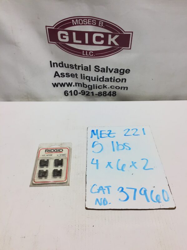 Ridgid 37960 Alloy Pipe Dies 1/2"NPSM 14 TPI-RH for 0R/11R/00R/111R/12R/30A/31A Threaders