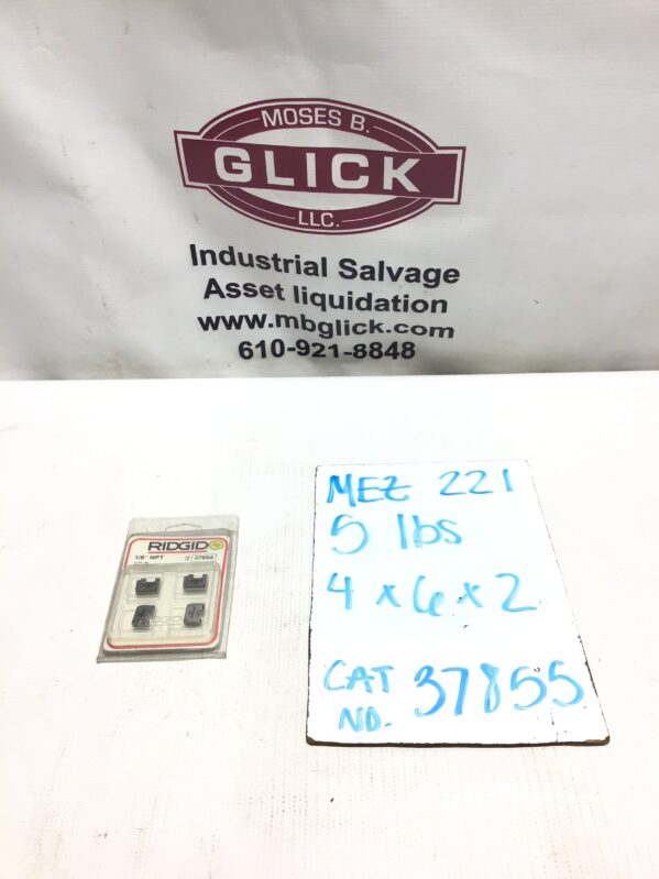 Ridgid 37855 HS Pipe Dies 1/8" NPT 27 TPI-RH for 0R/11R/00R/111R/12R/30A/31A Threaders
