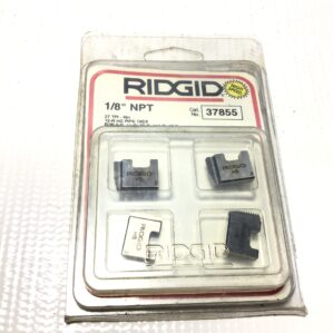 Ridgid 37855 HS Pipe Dies 1/8" NPT 27 TPI-RH for 0R/11R/00R/111R/12R/30A/31A Threaders