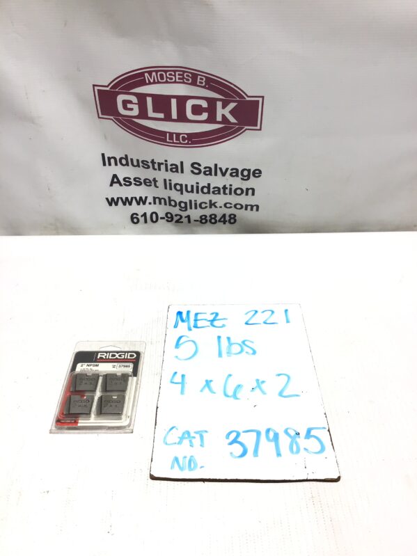 Ridgid 37985 Alloy Pipe Dies 2"NPSM 11-1/2TPI-RH for 0R/11R/00R/111R/12R/30A/31A Threaders