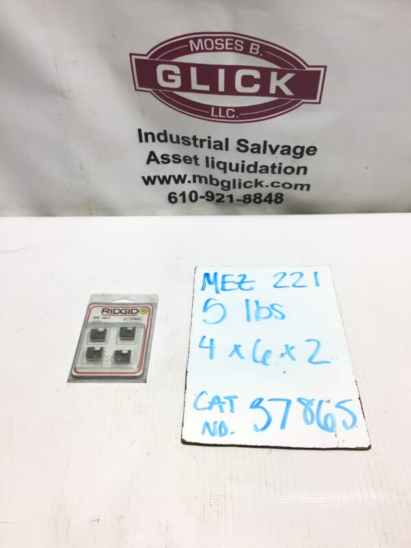 Ridgid 37865 HS Pipe Dies 3/8" NPT 18 TPI-RH For 0R/11R/00R/111-R/12R/30A/31A Threaders