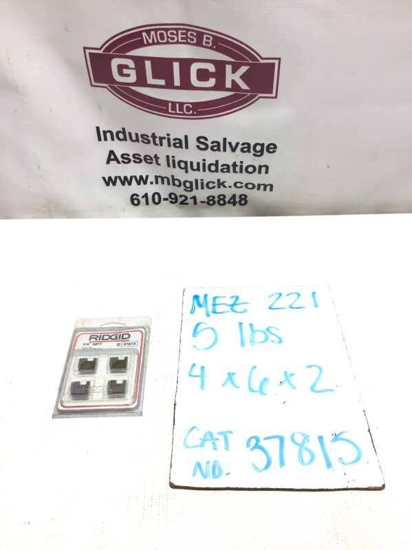 Ridgid 37815 12-R Alloy Pipe Dies 1/4" NPT 18 TPI-RH
