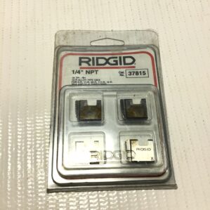 Ridgid 37815 12-R Alloy Pipe Dies 1/4" NPT 18 TPI-RH