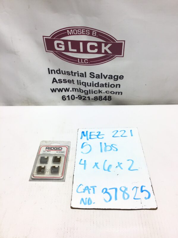 Ridgid 37825 12-R Alloy Pipe Dies 1/2" NPT 14 TPI-RH