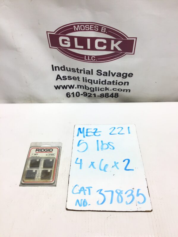 Ridgid 37835 12-R Alloy Pipe Dies 1" NPT 11-1/2 TPI-RH