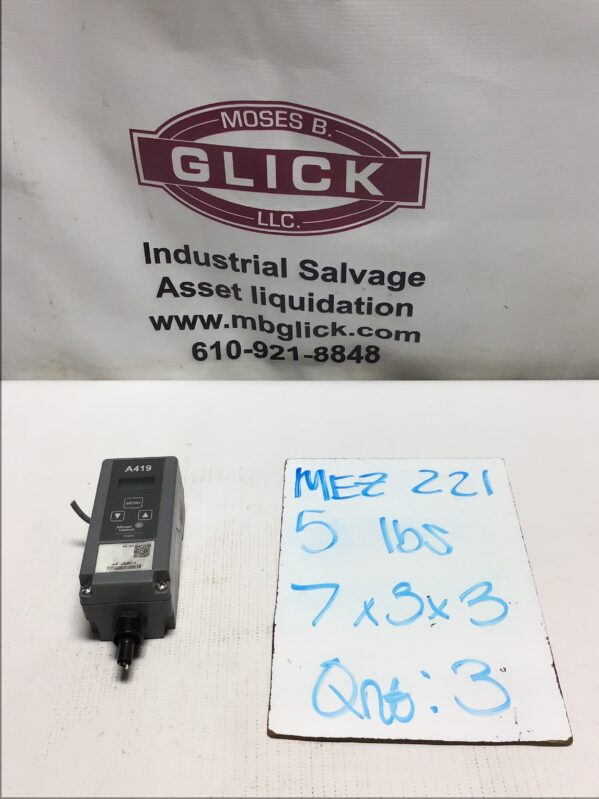 Johnson Controls A419ABC-1 Tank Temperature Controller NEMA 1 x 110 V