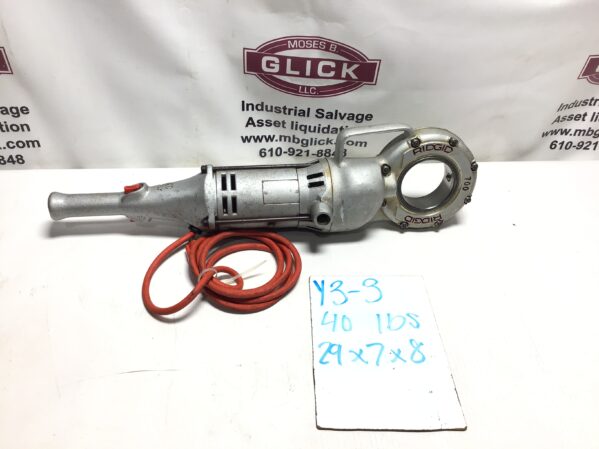 RIDGID 700 Power Drive Compact Handheld Heavy-Duty Pipe Threader Machine