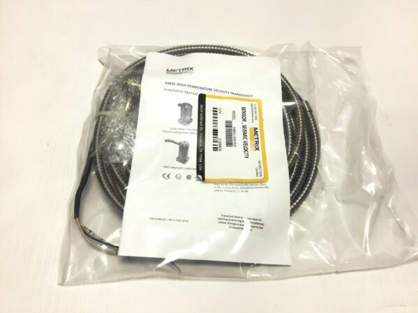 Metrix 5485C-003-010 High-Temperature Velocity Transducer Sensor