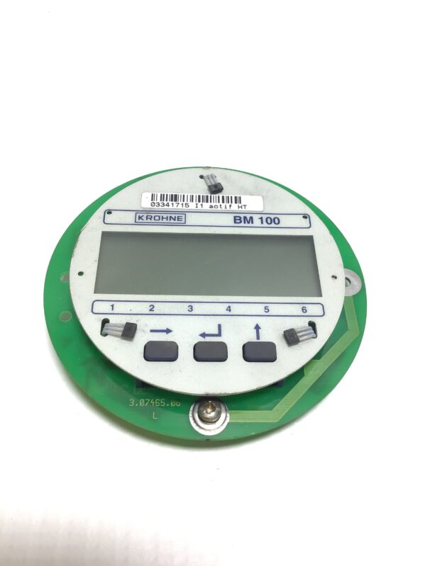 Krohne BM100 Flowmeter Converter Replacement Display