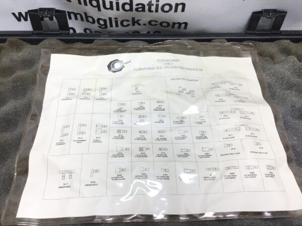 Clipflight 405 Flushwork 2 IN 1 Flush/Purge and Vacuum Test Fittings kit - Image 9