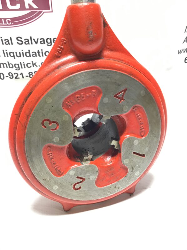 Ridgid 65-R Manual Receding Pipe Threader 1-2" In NPT Capacity 15"Handle & Dies - Image 5