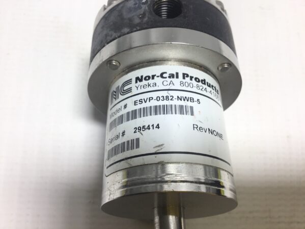 Nor-Cal ESVP-0382-NWB-5 Pneumatic Angle Valve Stainless Steel - Image 2