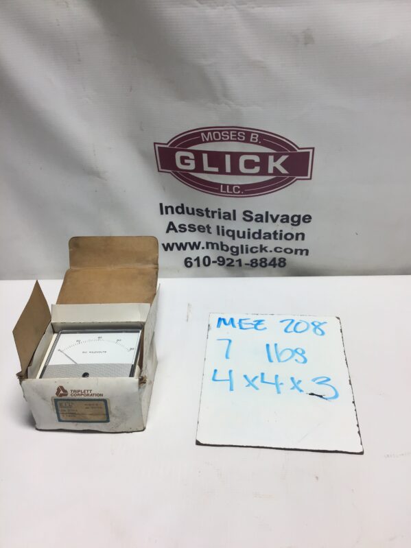 Triplett TR/420-G DC Volts Panel Meter 0-80KVDC 0-200UADC