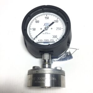 Wika K33-7005-PG Pressure Gauge 1/2" NPT 316 Stainless Steel Tube and Connection