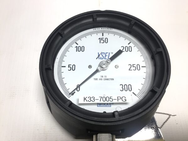 Wika K33-7005-PG Pressure Gauge 1/2" NPT 316 Stainless Steel Tube and Connection - Image 2