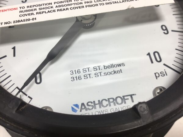 Ashcroft 45-1189-SS-02L-10 - 238A520-01 General Service Gauge 4-1/2" Inches - Image 4