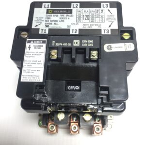 Square D DPA123 Contactor Class 8910 Series A 600Vac Max 120A 50/60Hz