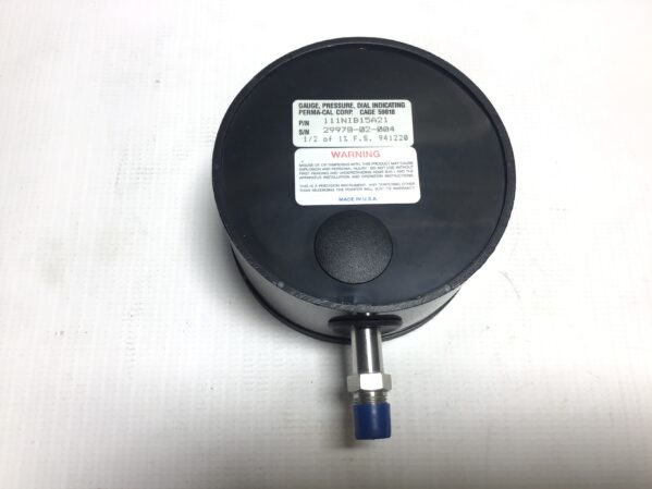 Perma-Cal 111NIB15A21 Test Pressure Gauge 0-5000 PSI 1/2 NPT Bottom Mount - Image 4