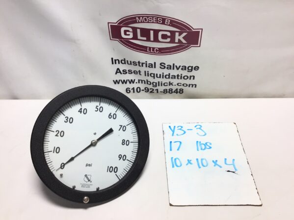 Ashcroft 1JA11470-017 Pressure Gauge 1/4"NPT Bronze Tube Brass Socket 0-100PSI