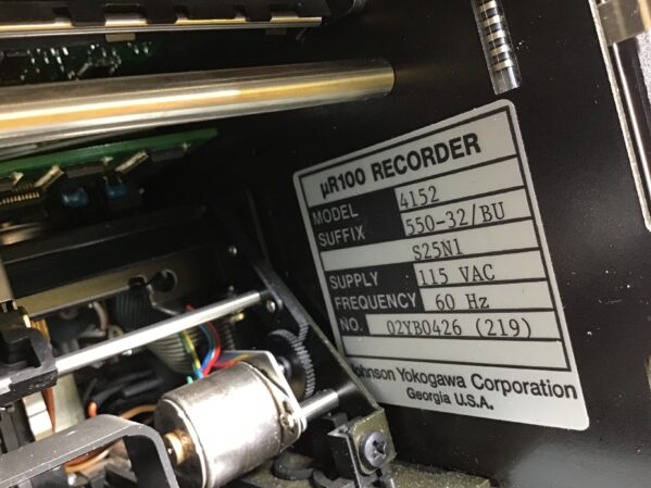 Yokogawa 4152 uR100 Temperature Chart Recorder 115VAC 60Hz - Image 7