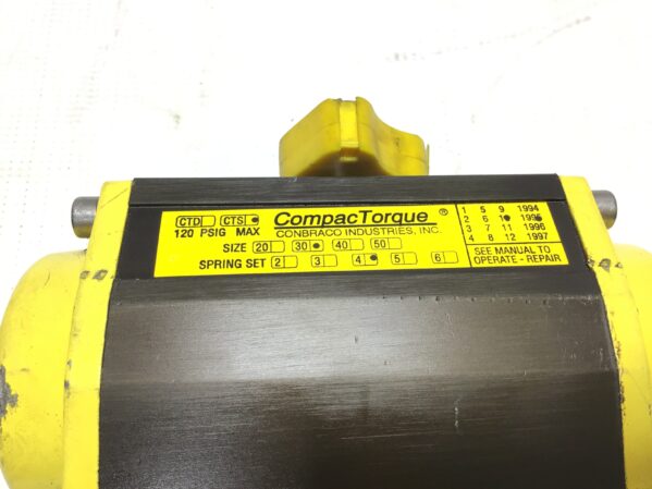 Conbraco Industries Size 30 Inc CTD CTS Compac Torque Pneumatic Air Actuator 120PSIG - Image 2