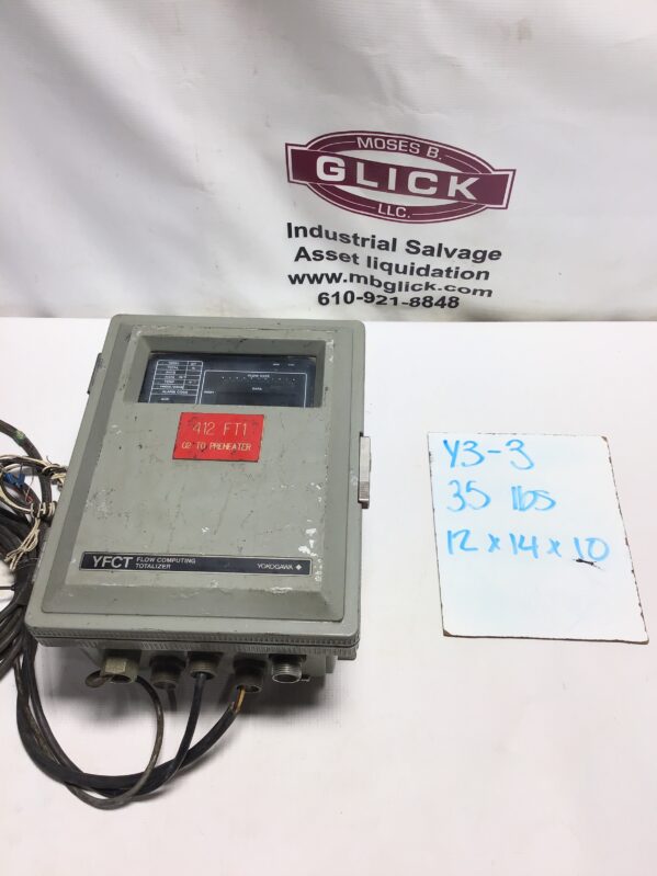 Yokogawa YFCT-3AA4-A1A Flow Computing Totalizer 20-130VDC 80-138VAC 47-63Hz
