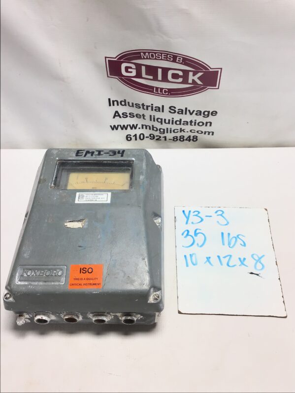 Foxboro E9/6P-IA-0 - CS-E/FN-A Magnetic Flow Transmitter 120VAC 15VA Max 60Hz