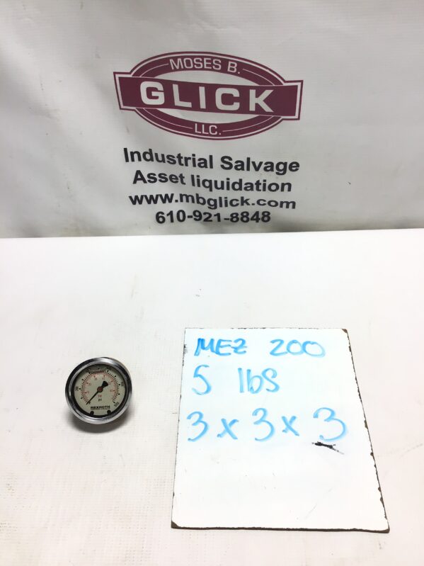 Rexroth Pressure Gauge 1000PSI (60bar)