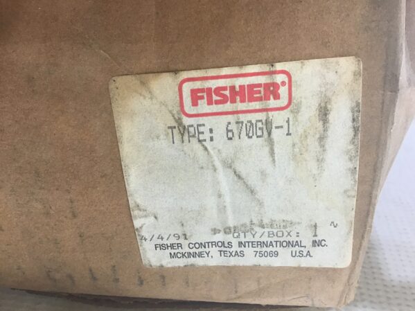 Fisher 670GV-1 Panel Mounted Loading Regulator Assembly 0-30PSIG - Image 4