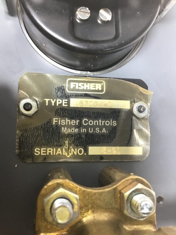 Fisher 670GV-1 Panel Mounted Loading Regulator Assembly 0-30PSIG - Image 3