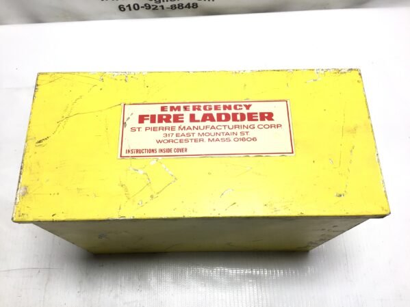 St. Pierre Manufacturing Emergency Fire Chain Ladder Stainless Steel