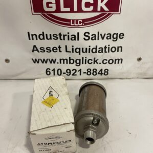 ALWITCO M07 Atomuffler Compressed Air / Pneumatic Exhaust Muffler 3/4” -NIB