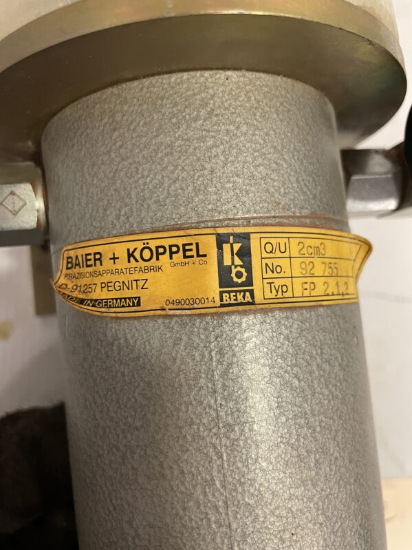 Baier+Koppel Beka Grease Pump FP 2.12 2cm3 Machine Lubricator - Image 5
