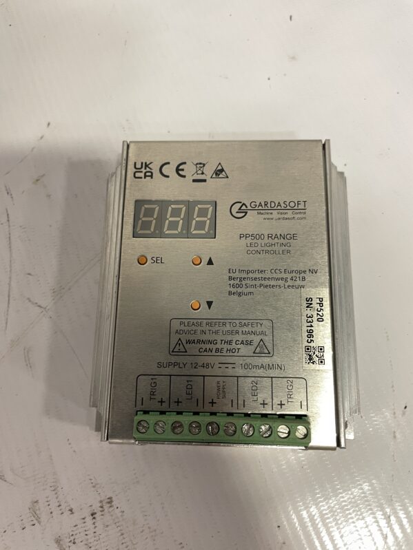 Gardasoft PP520 LED Lighting Controller for Machine Vision 12-48V -NIB - Image 2