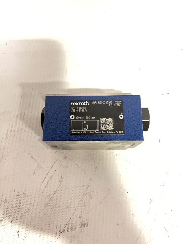 Rexroth R900347510 Hydraulic Check Valve 5076psi
