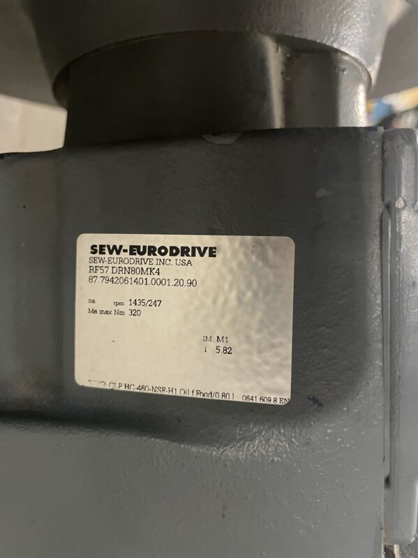 Sew-Eurodrive Gear Drive/Speed Reducer Right Angle 15 RPM  220-240V 3PH - Image 6