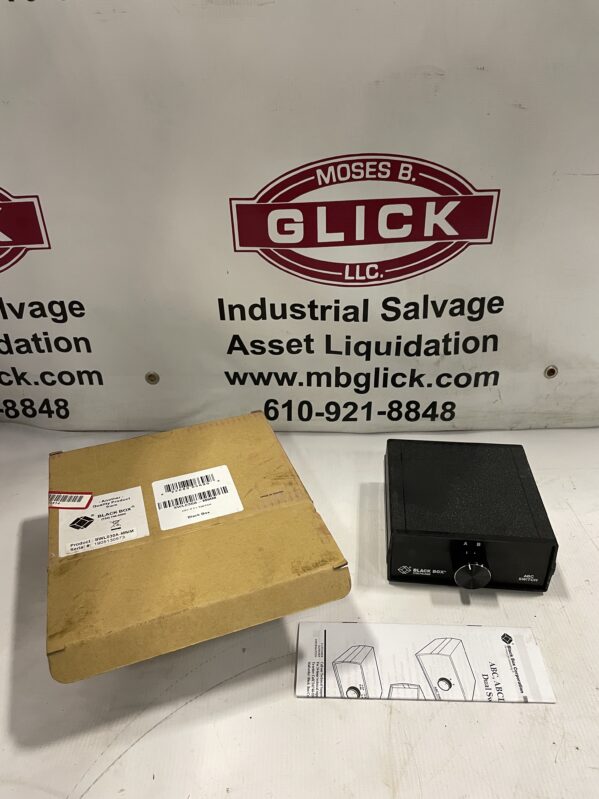 Black Box SWL030A-MMM ABC-9 2-1 Dual Switch -NIB