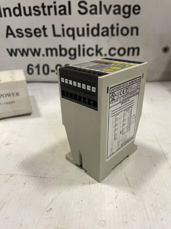 Unipower HPL110 Digital Motor Load Monitor 298-240VAC -NIB - Image 2