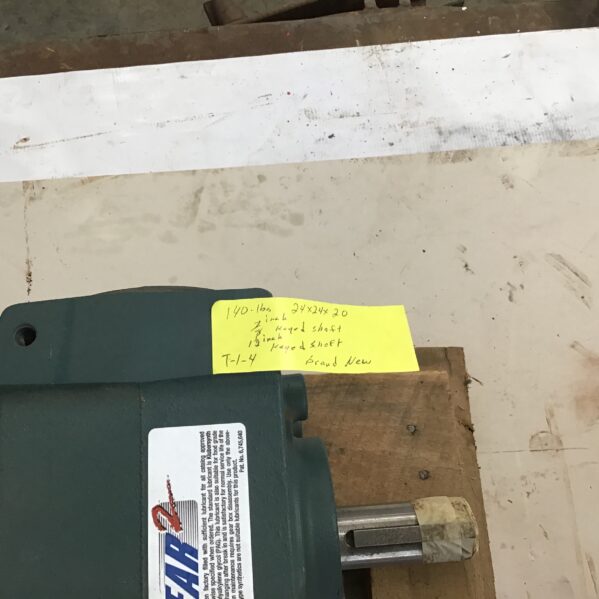 Dodge Tigear-2 35S18R Worm Gearbox/Speed Reducer Right Angle Ratio 18:1 RPM 1750 