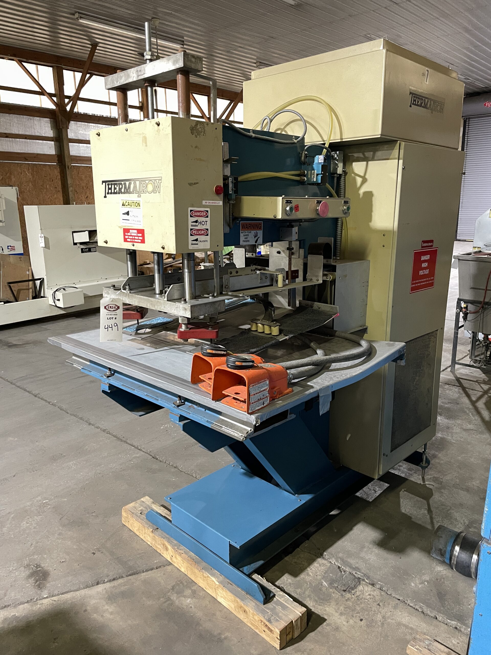 THERMEX THERMATRON F10-55 RF Welder / Bar Sealer 220V 3PH – Moses