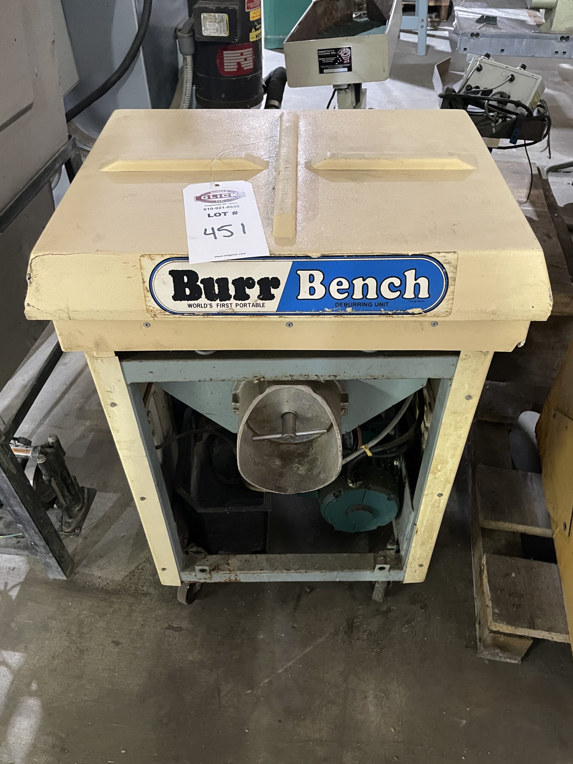 Hutson Burr Bench 914BB Vibratory Parts Deburring / Tumbling Finishing ...