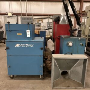 Airflow Systems DC02-EXT HE-CA Portable High Efficiency Dust Collector 460V 3PH