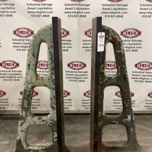 Pair of Large Machinist's Workholding Angle Blocks Fixture Set 12"x24"x60"