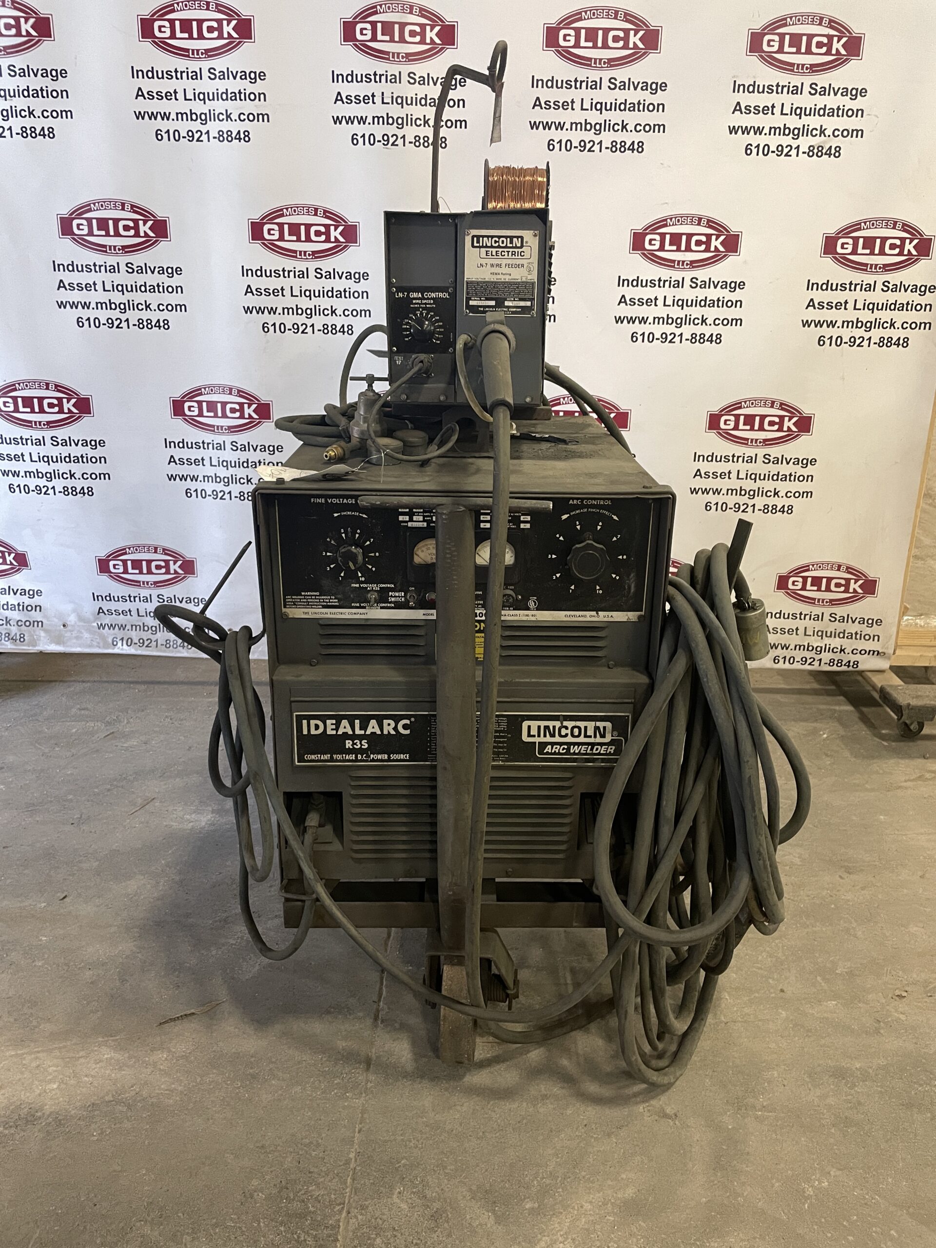 Lincoln Electric R3S-400 TIG/Stick Welder w/ LM-7 Wire Feeder 400A