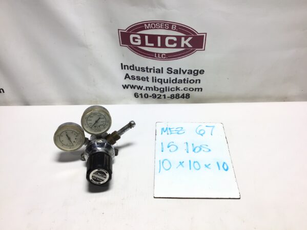 CONCOA 212 1351 Dual-Gauge Pressure Gas Regulator 30PSI 200kPa & 4000PSI 28000kPa
