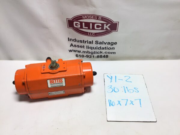 Bettis DS0200.B2A02K.22K0 Pneumatic Rack and Pinion Actuator 120PSIG 