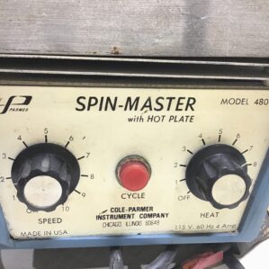 Cole-Parmer Spin-Master 4803 Laboratory Stirrer Mixer Variable Speed 115V 60Hz 4A