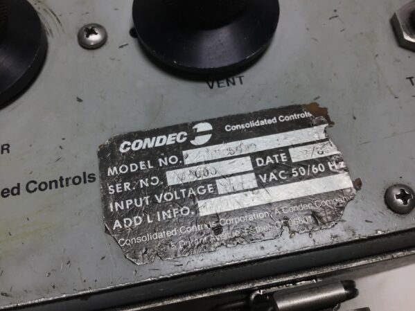 CONDEC UPC5000 Pressure Calibration Standard Tester 50/60Hz - Image 4