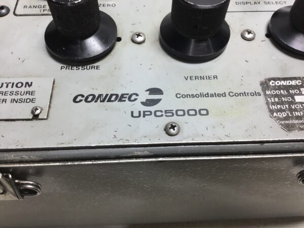 CONDEC UPC5000 Pressure Calibration Standard Tester 50/60Hz - Image 5